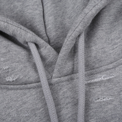 Streetwear Hoodie With Retro Badges details