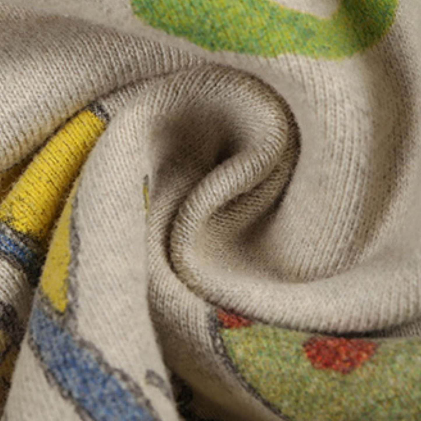 Hand-painted Streetwear Hoodie Fabric