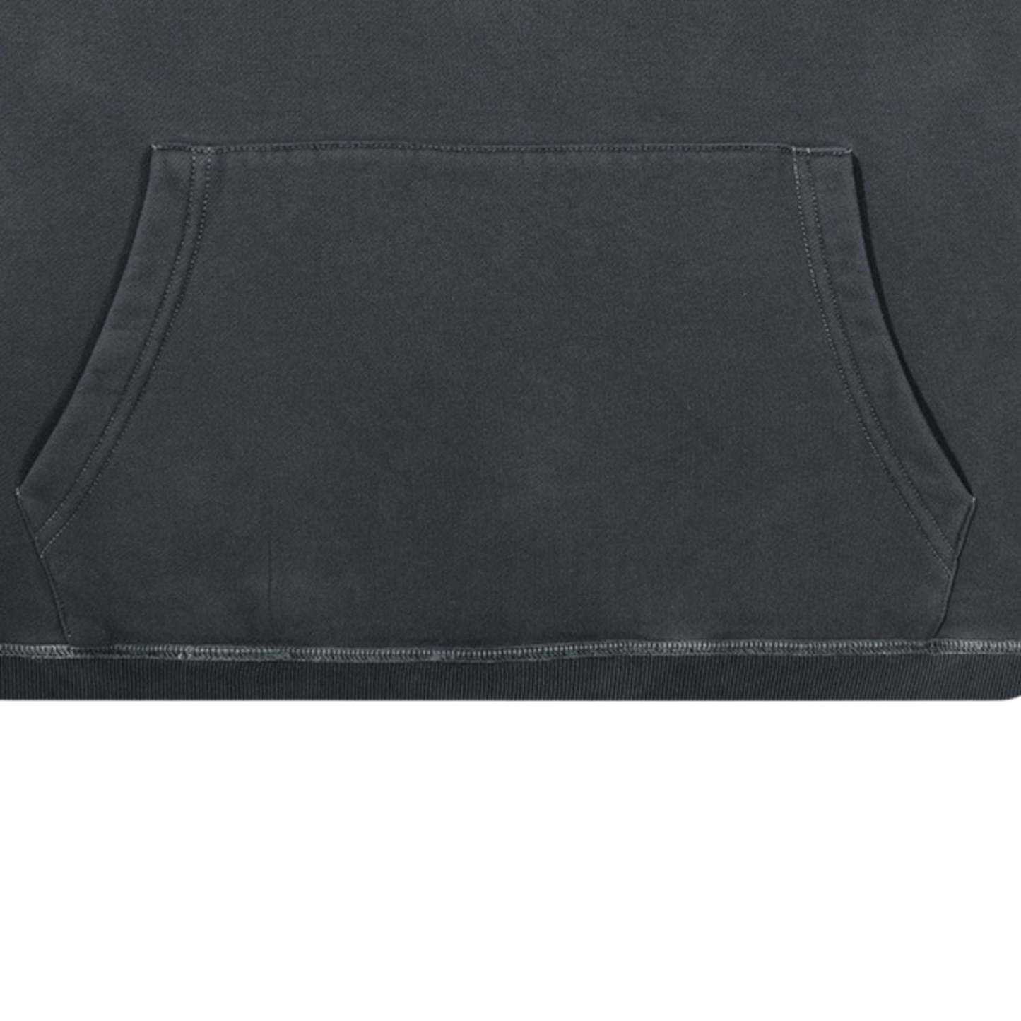ASK YOURSELF Streetwear Gray Hoodie Pockets