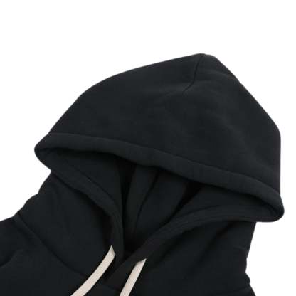 Forgiveness Winter Streetwear Black Hoodie Hooded