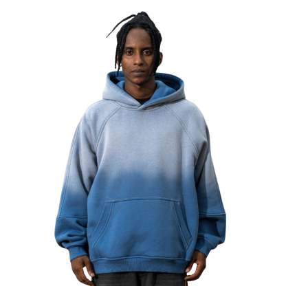 Gradient Streetwear Blue Hoodie