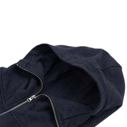 Double Zip Up Streetwear Hoodie