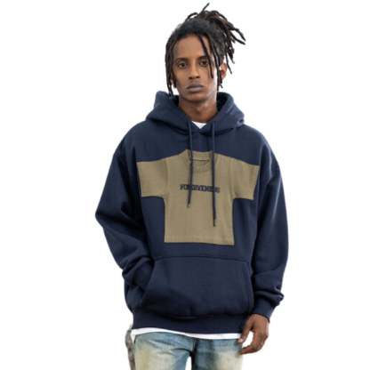 Blue Forgiveness Streetwear Hoodie