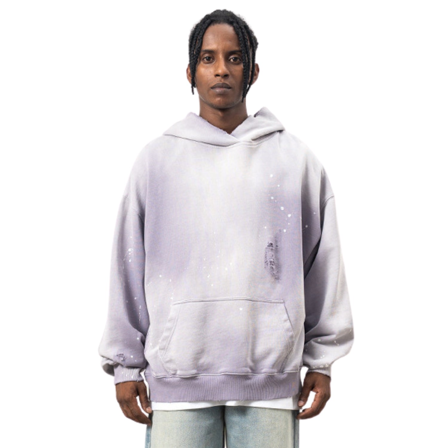 Purple Oversize Urban Streetwear Hoodie