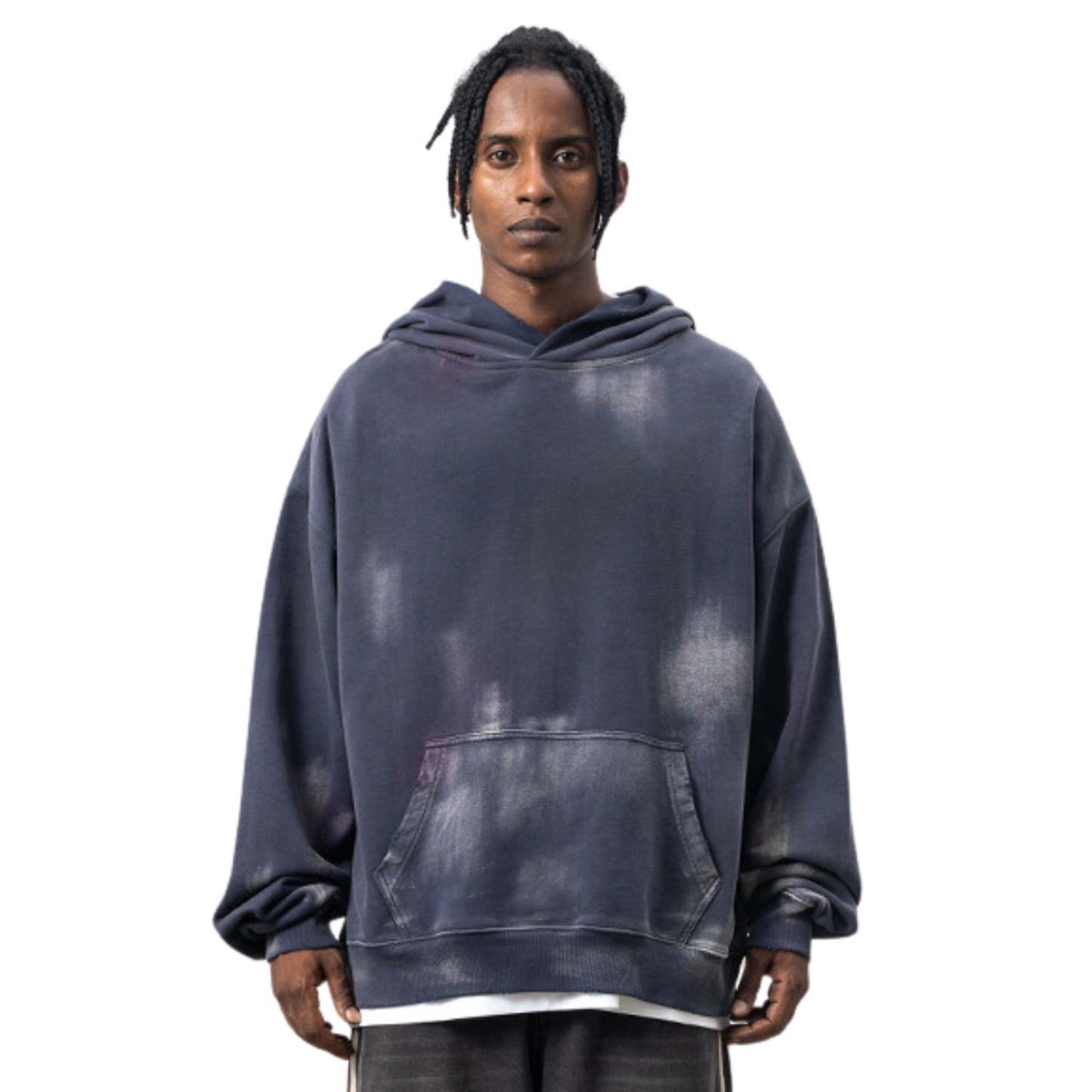 Retro Washed Streetwear Hoodie