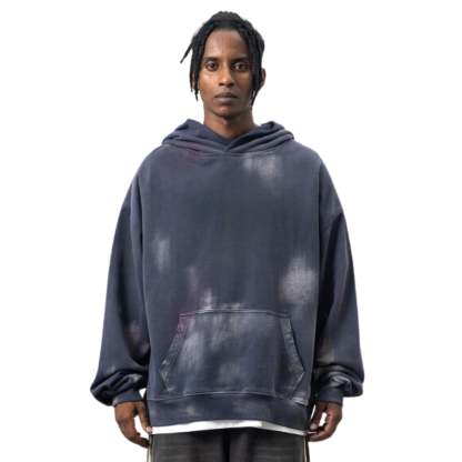 Retro Washed Streetwear Hoodie