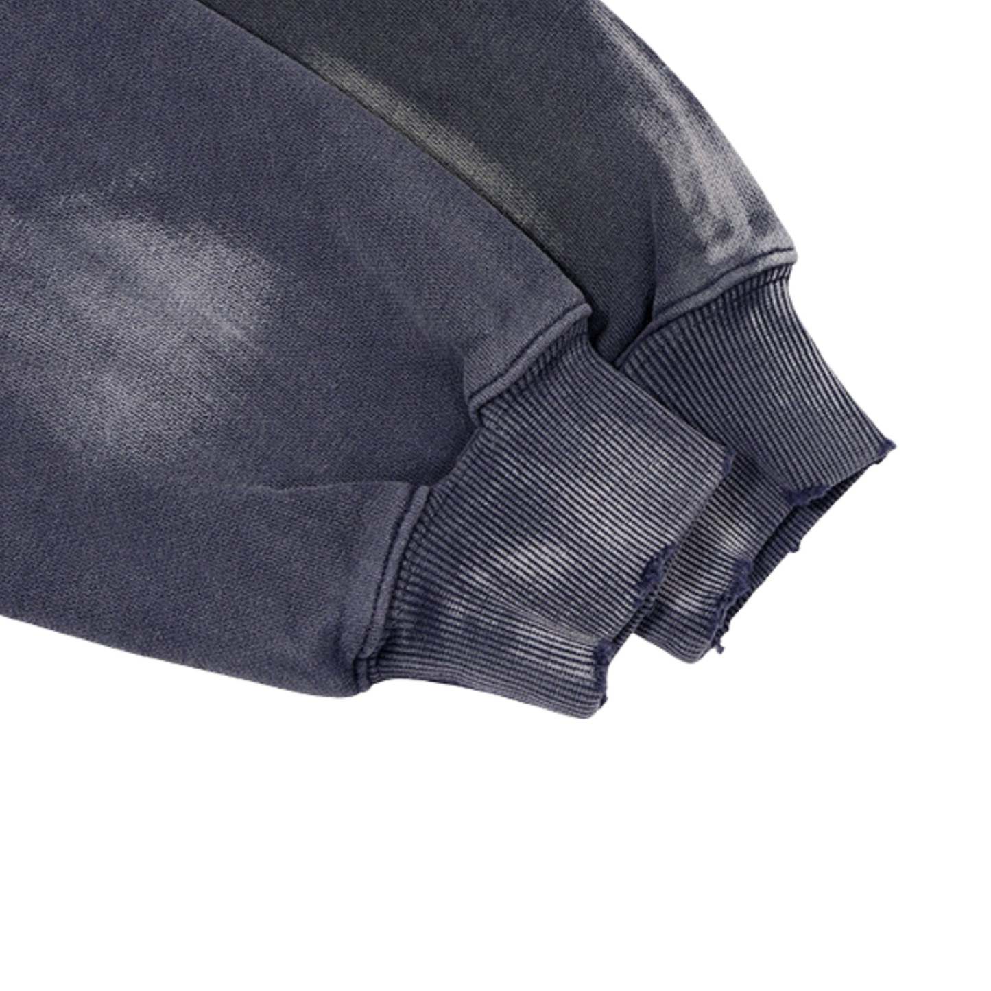 Retro Washed Streetwear Hoodie Sleeves
