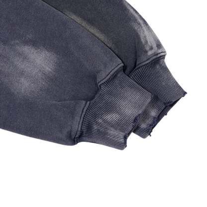 Retro Washed Streetwear Hoodie Sleeves