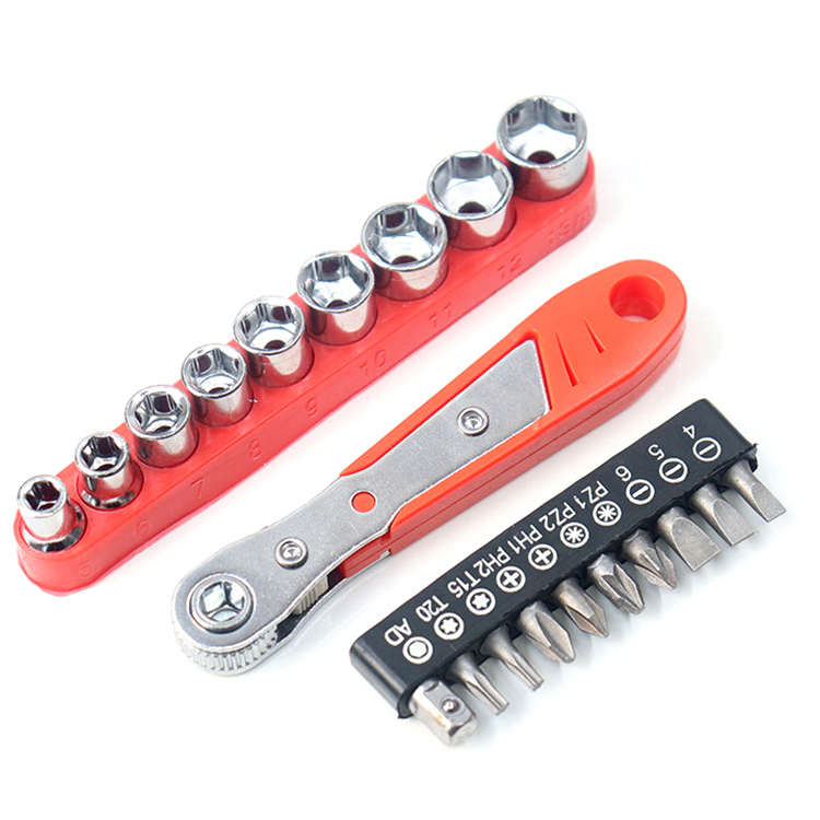 Bit-Steckschlüsselsatz Mehrzweck-Ratschenschraubendreher