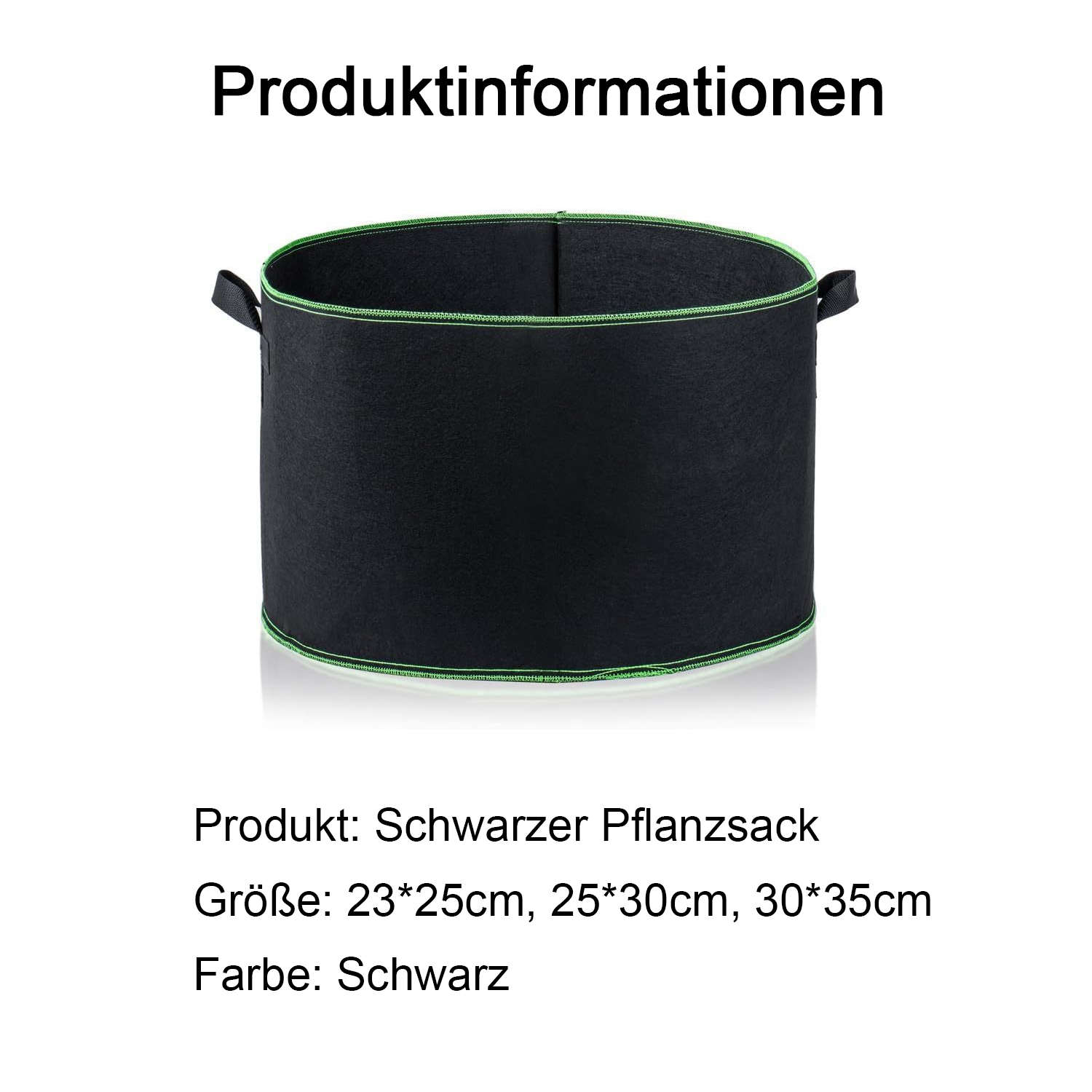 Schwarzer Pflanzsack 