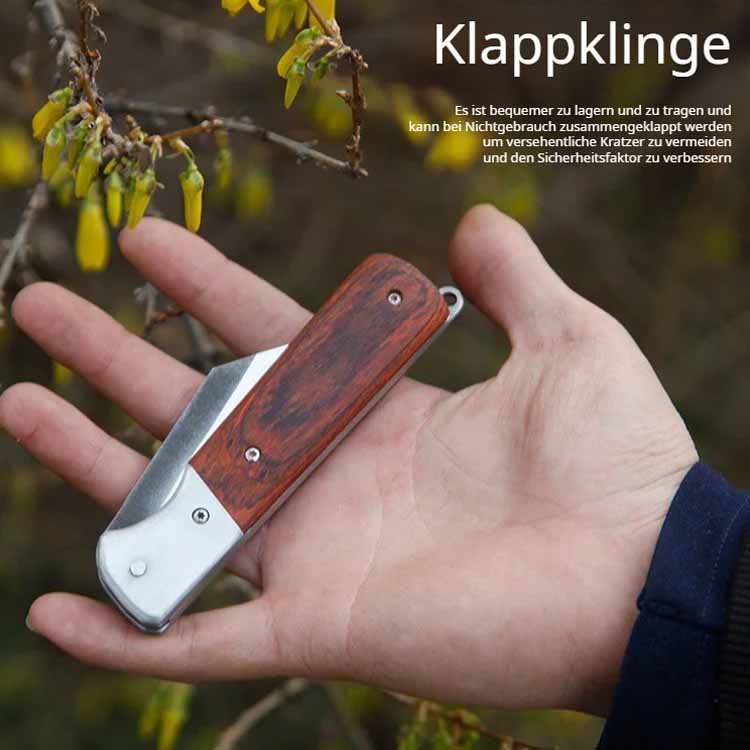 Klappbare Obstbaum-Veredelungsmesser aus Kohlenstoffstahl
