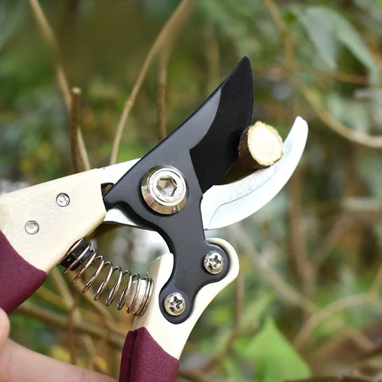 Astschere mit SK5-Stahlklinge für müheloses Schneiden dicker Äste