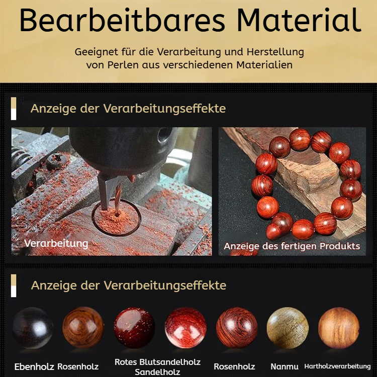 Schnitzbohrersatz für Gebetsperlen 