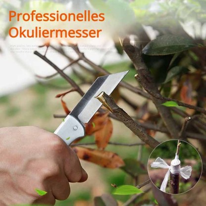Klappbare Obstbaum-Veredelungsmesser aus Kohlenstoffstahl
