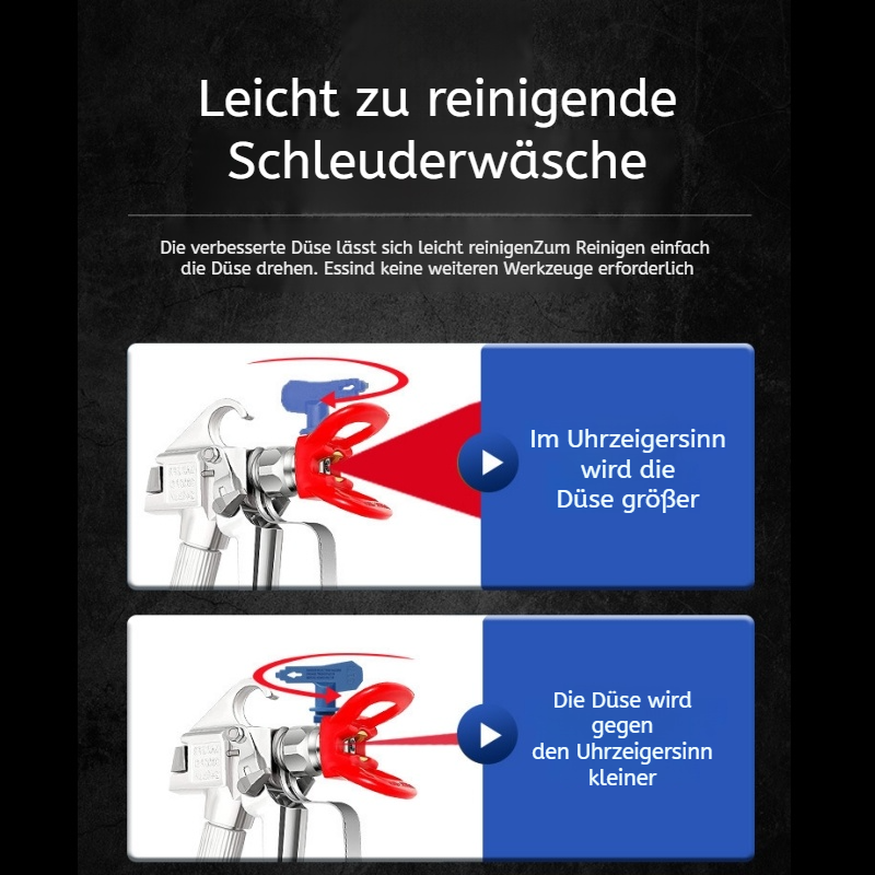 Düsensatz Konstante, gleichmäßige Zerstäubung