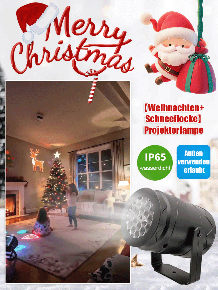 LED Energiesparlampe Bunte Weihnachtsatmosphäre-Szene
