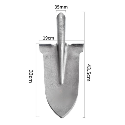 Manganstahl verstärkte Pflanzschaufel für Baumgrabungen