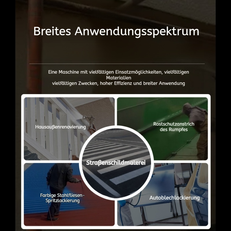 Düsensatz Konstante, gleichmäßige Zerstäubung