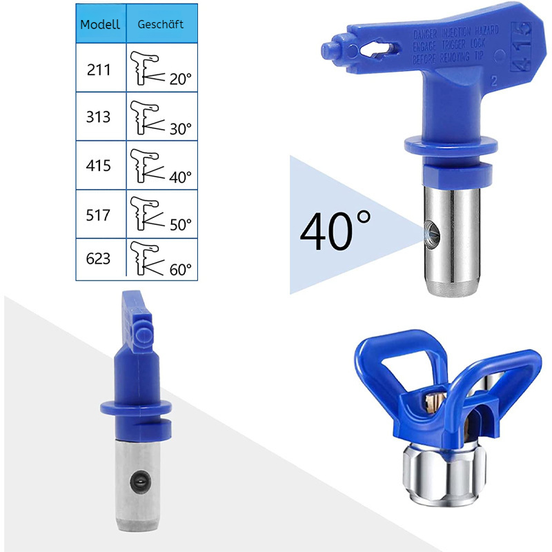 Düsensatz Konstante, gleichmäßige Zerstäubung