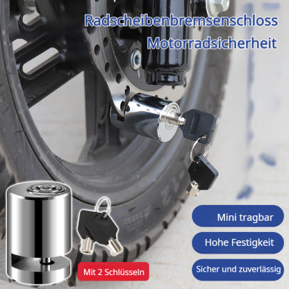 Scheibenbremsenschloss in runder Form