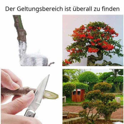 Klappbare Obstbaum-Veredelungsmesser aus Kohlenstoffstahl
