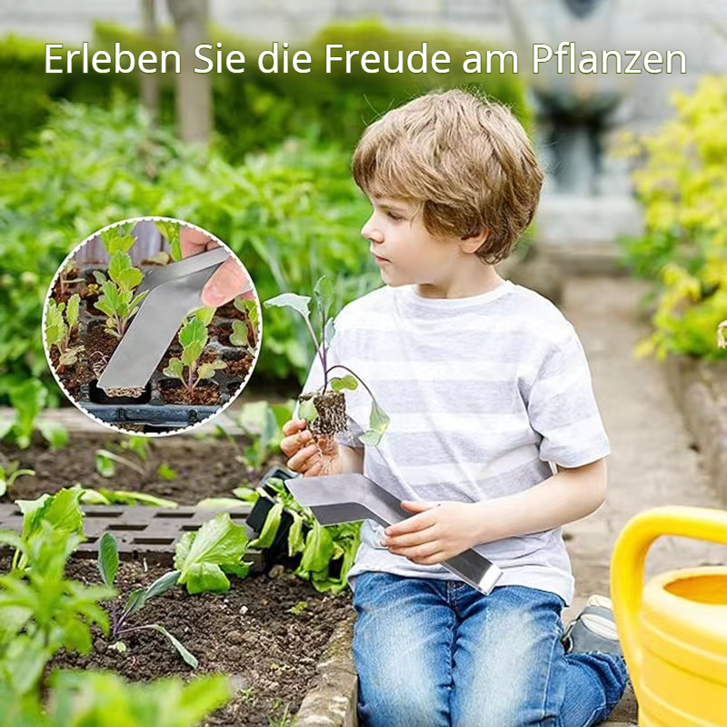 Gartenbau-Edelstahlzange für die Verpflanzung von Setzlingen 