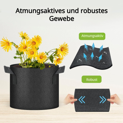 Schwarzer Pflanzsack 