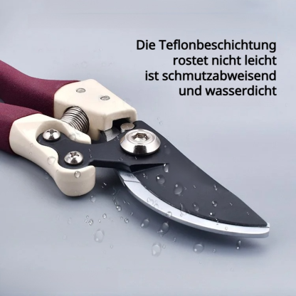 Astschere mit SK5-Stahlklinge für müheloses Schneiden dicker Äste