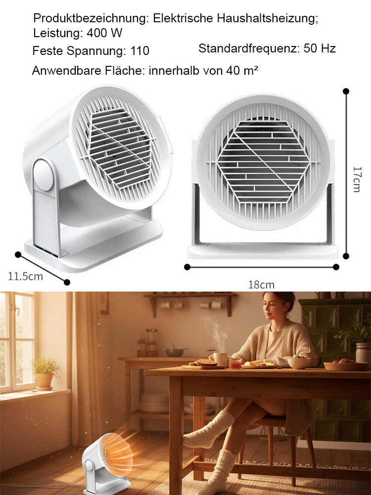 【Nur 1 kWh in sieben Tagen⚡】 Heizgerät für den Hausgebrauch🔥