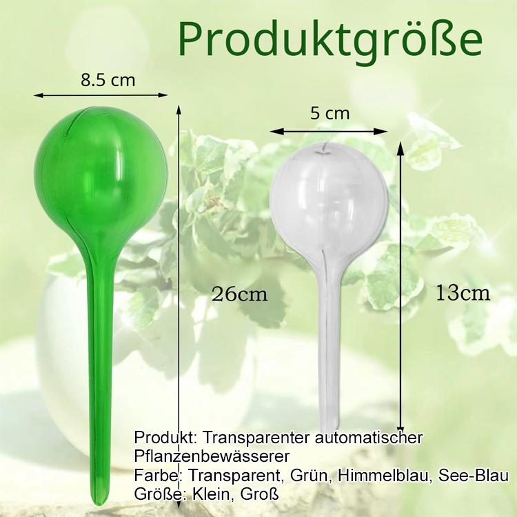 Transparenter automatischer Pflanzenbewässerer