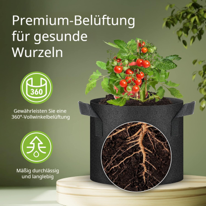 Schwarzer Pflanzsack 