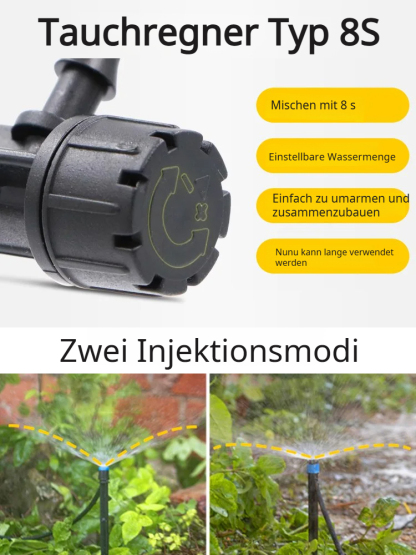Automatisches Bewässerungsset mit 360-Grad-Vernebelungsdüsen
