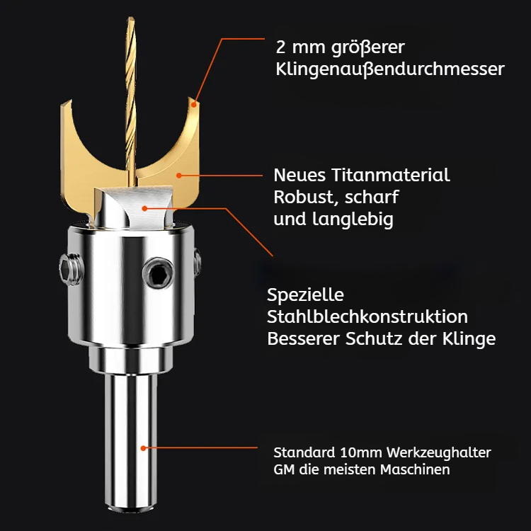 Schnitzbohrersatz für Gebetsperlen 