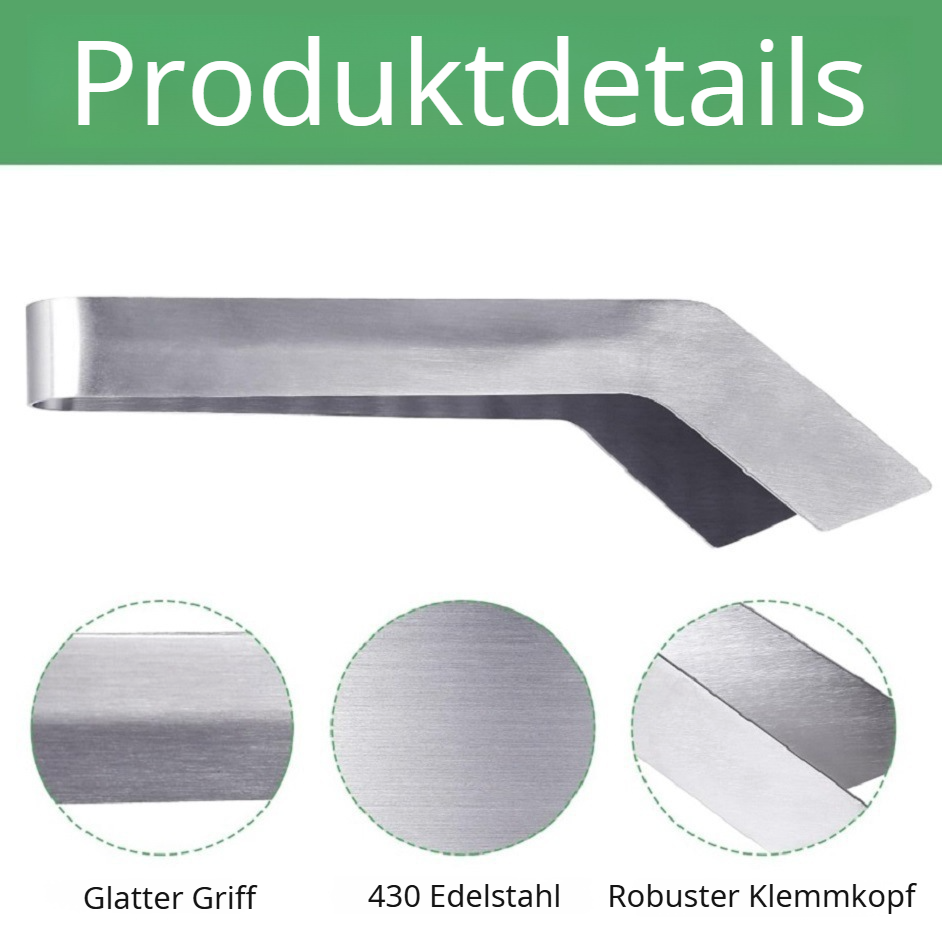 Gartenbau-Edelstahlzange für die Verpflanzung von Setzlingen 