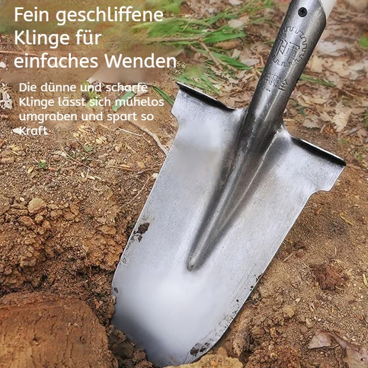 Manganstahl verstärkte Pflanzschaufel für Baumgrabungen