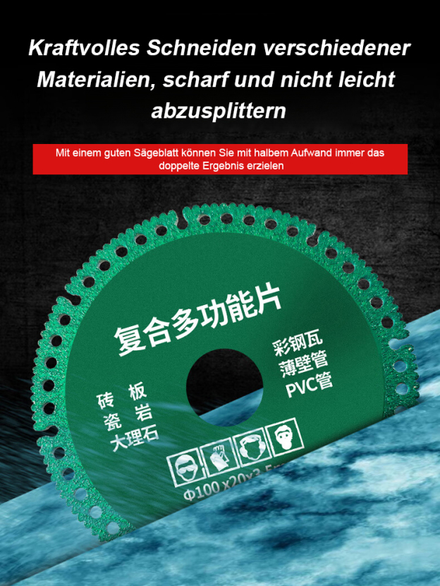 Mehrzweck-Verbundtrennscheibe