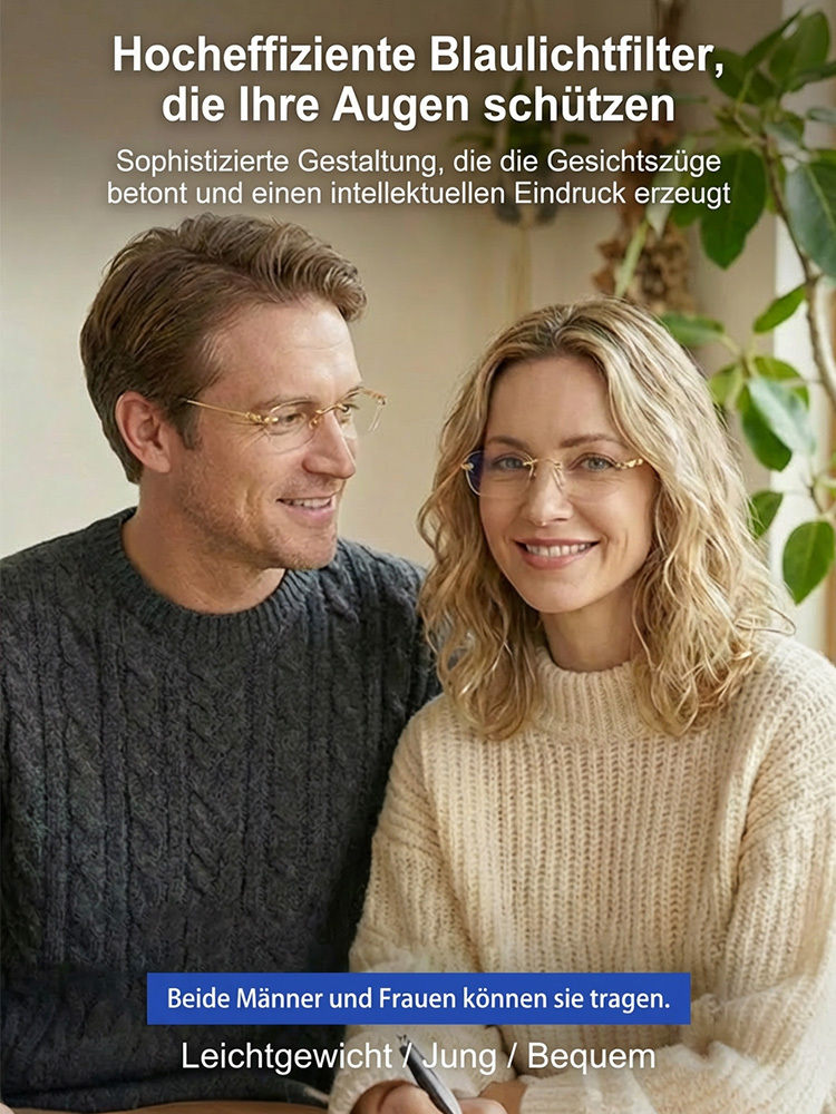 [Ohne Sehtest] Jena Optik-Technologie - Smarte Autofokus-Brille | Automatischer Fokus für Nah und Fern | Blaulichtfilter |Lichtempfindlicher Farbwechsel | Ultraleichter Titanrahmen 💎👓