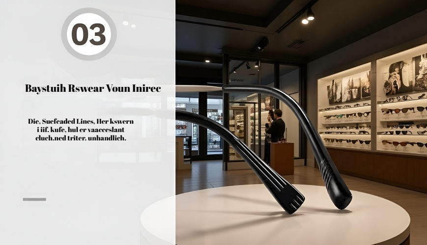 Business Brille aus Titanlegierung mit flexiblem Bügel