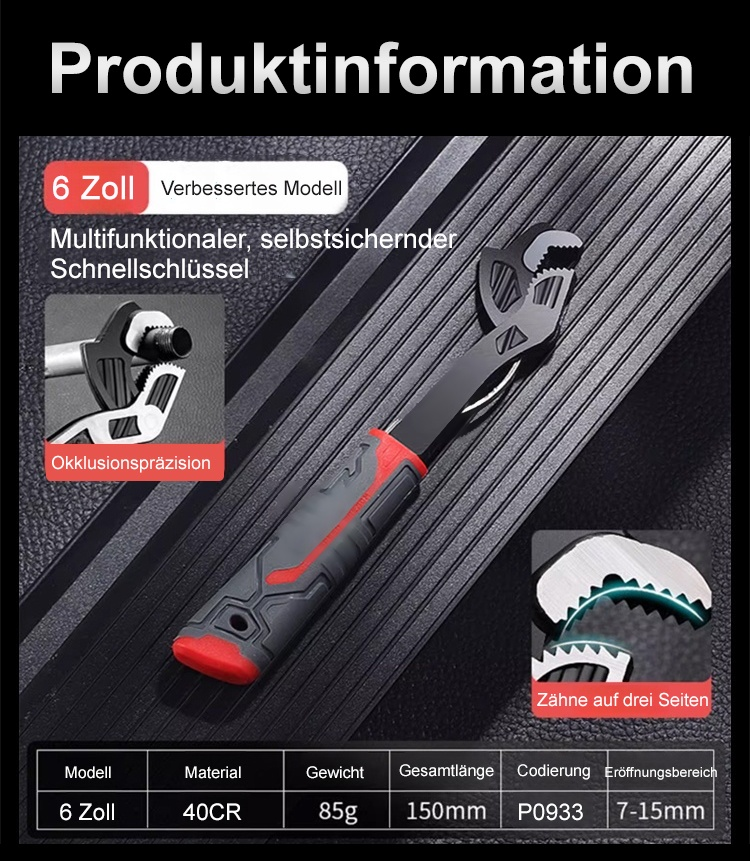 Beweglicher Multifunktionsschlüssel