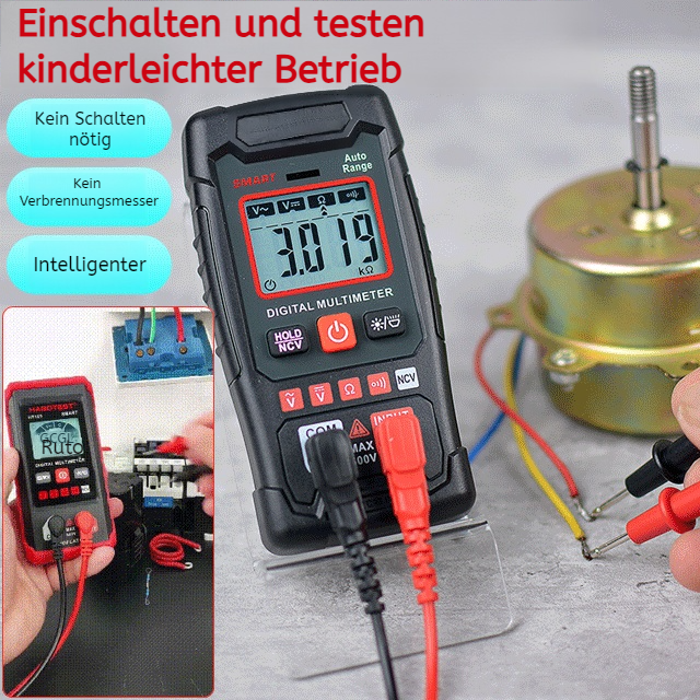 Vollautomatisches hochpräzises intelligentes Anti-Burn-Digitalmultimeter