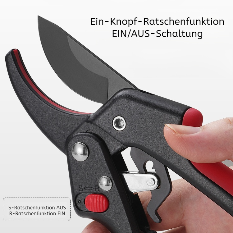 Ratschen-Gartenschere