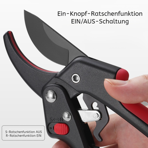 Ratschen-Gartenschere