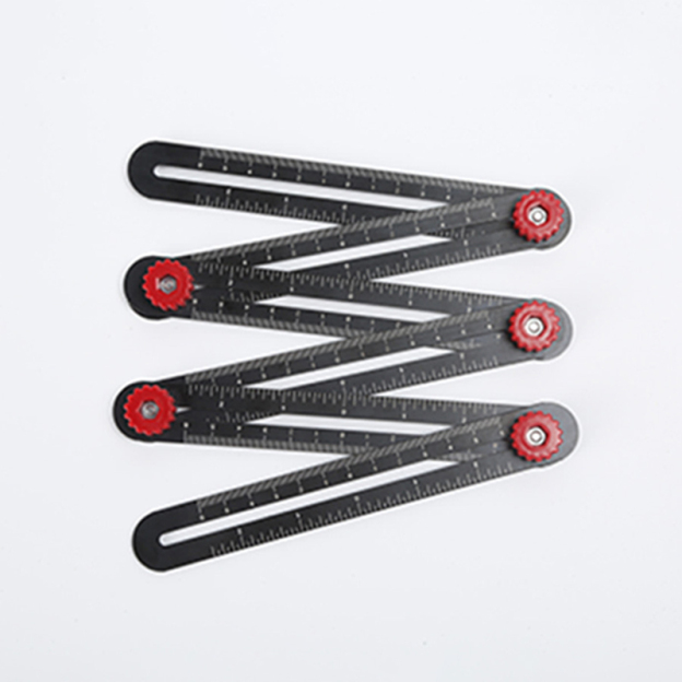 [Universal-Bohrwerkzeug] Multifunktionales Faltlineal