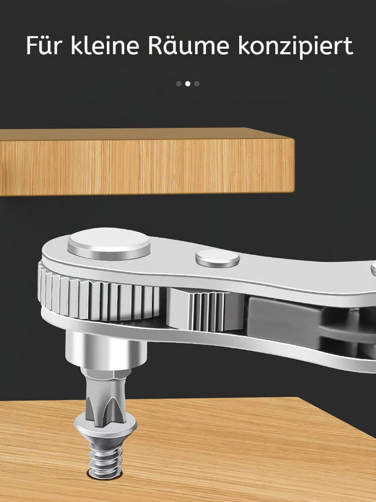 Bit-Steckschlüsselsatz Mehrzweck-Ratschenschraubendreher