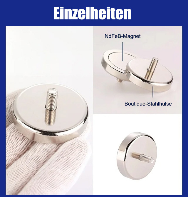 Starke magnetische Schrauben-Saugnäpfe