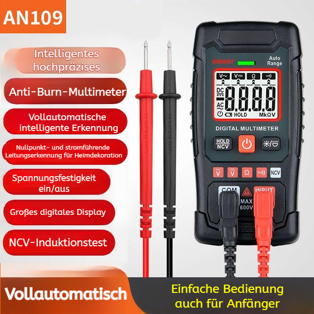 Vollautomatisches hochpräzises intelligentes Anti-Burn-Digitalmultimeter