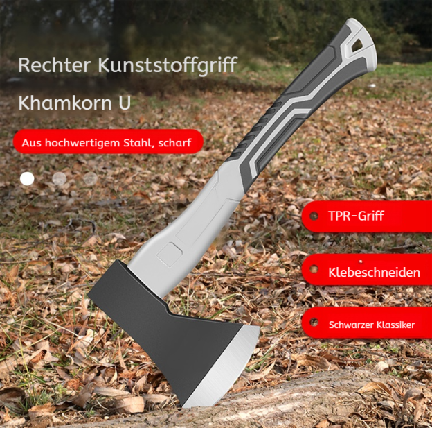 【Scharf】Die Axt lässt sich leicht schneiden.