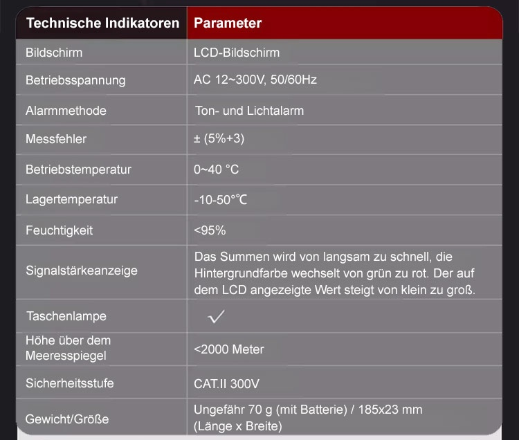 Intelligenter digitaler Spannungsprüfer
