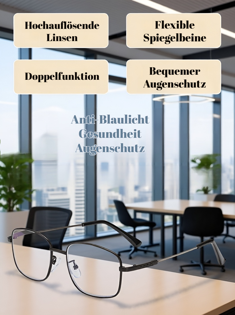 Großrahmen-Lesebrille für komfortables Lesen