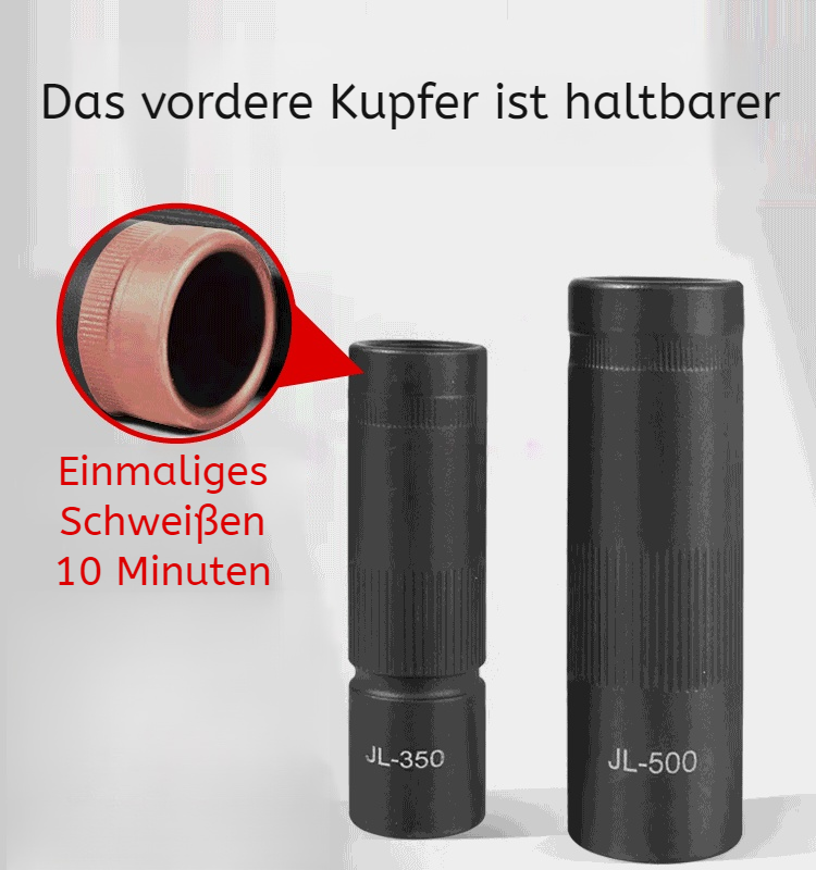 Zweiwege-Schweißpistole klebt nicht an der Schweißschlackenschutzdüse